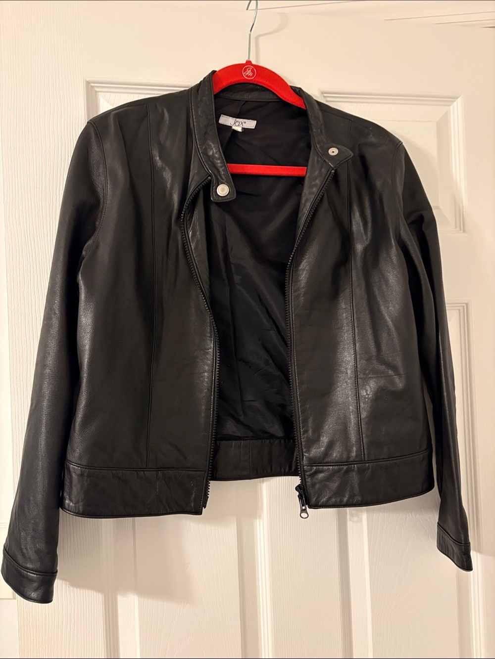 Jax black leather jacket 8